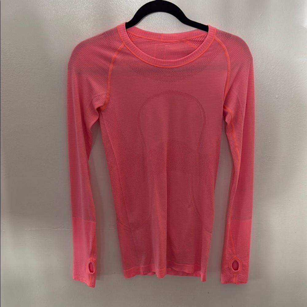 lululemon athletica Pink Long Sleeve Top